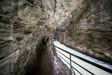 Aare Gorge at Haslital valley or Hasli Valley