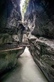 Aare Gorge at Haslital valley or Hasli Valley
