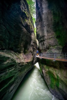 Aare Gorge at Haslital valley or Hasli Valley