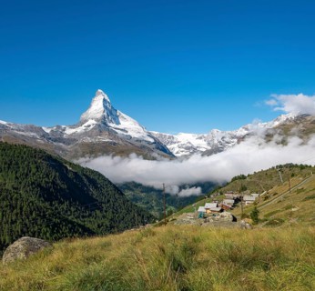 Snow-covered Matterhorn