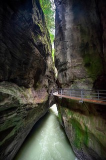 Aare Gorge at Haslital valley or Hasli Valley