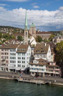 Old town with preacher church and university