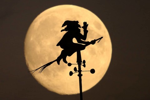 Witch as weather vane