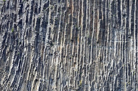 Basalt rock face