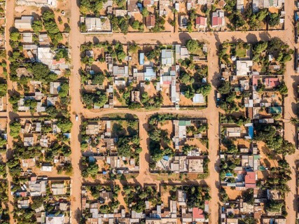 Aerial view of Matola