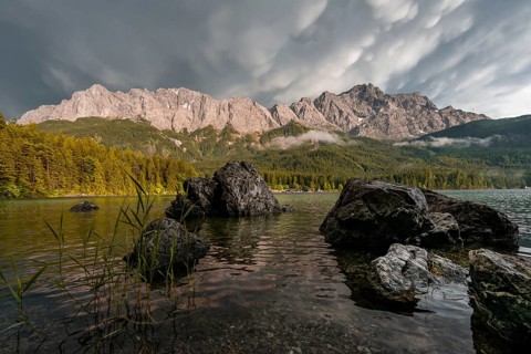 Rocks on the shore