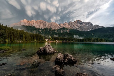 Rocks on the shore