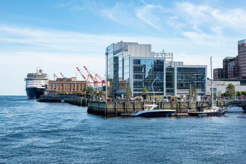 Port area of Halifax