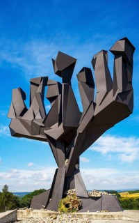 Jewish memorial in the memorial park