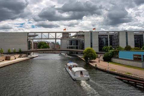Excursion boat on the Spree