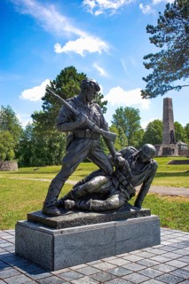 Albanian monument in the monument park