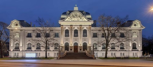 Latvian National Museum of Art by Night