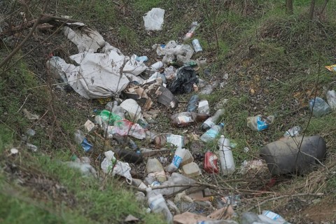 Symbol picture environmental pollution