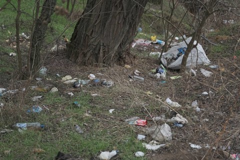 Symbol picture environmental pollution