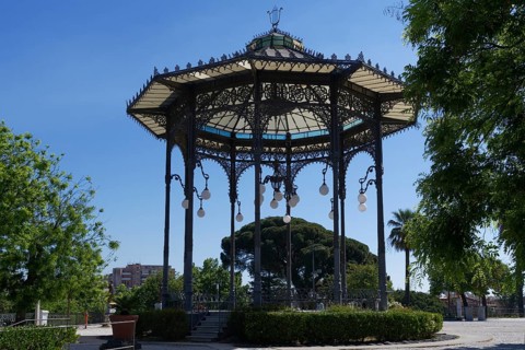 Music pavilion in the park