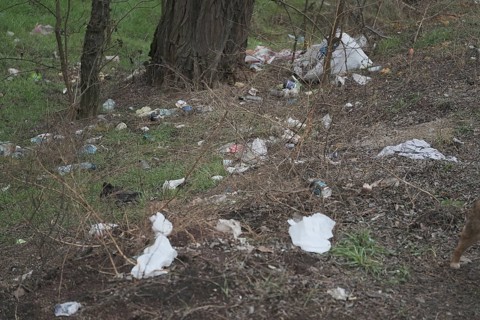Symbol picture environmental pollution