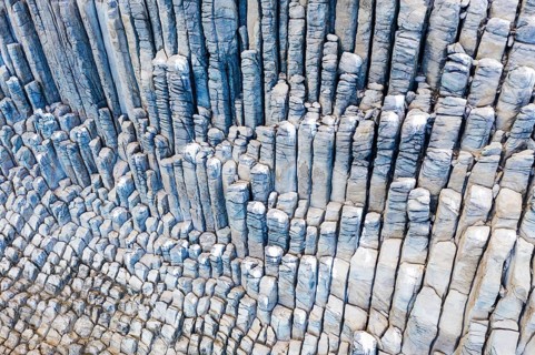 Basalt rock formation Los Organos
