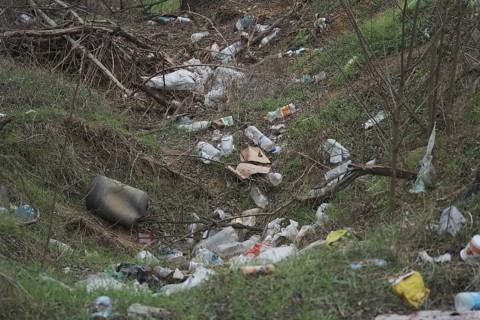 Symbol picture environmental pollution