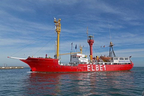 Lightship Elbe 1 off Helgoland