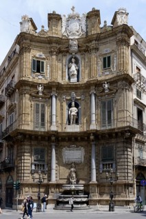 Historical building with baroque architecture