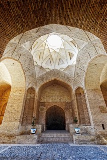 Entrance of the cistern inside the wind catcher