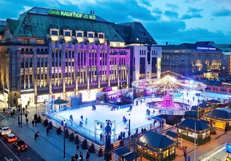 Ice rink at the Koenigsallee