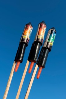 Silvester rockets