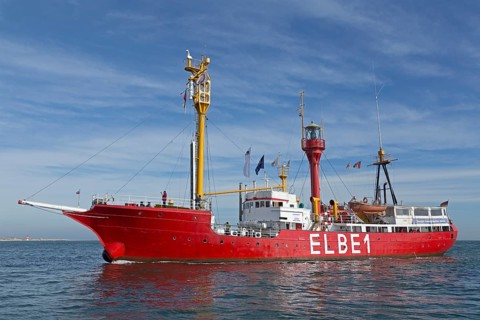 Lightship Elbe 1 off Helgoland
