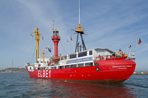 Lightship Elbe 1 off Helgoland