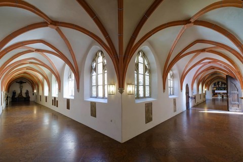 Cloister of the collegiate parish church of St. Philipp and Jakob