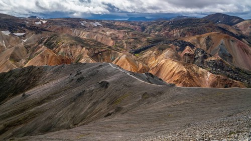 View from volcano Brennisteinsalda