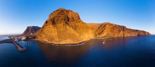 Panorama in the evening light