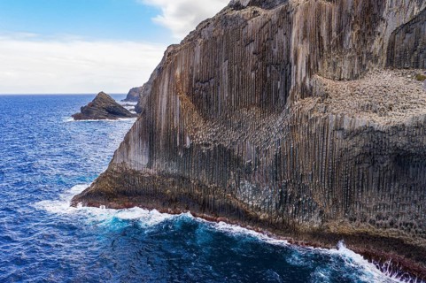 Basalt rock formation Los Organos