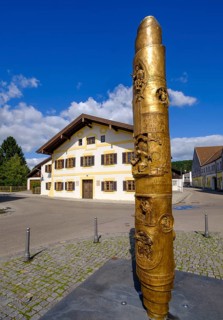 Birthplace of Pope Benedict XVI and Benedict Column