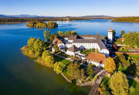 Benedictine monastery Frauenwoerth on Fraueninsel
