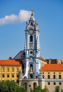 Baroque church of Duernstein Abbey