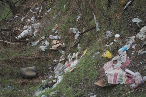 Symbol picture environmental pollution