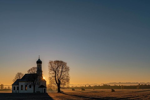 Chapel of St. John in first morning light
