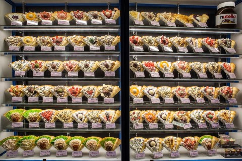 Display of a restaurant