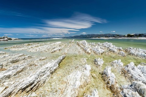 Rocky coast on the Kaikoura Peninsula