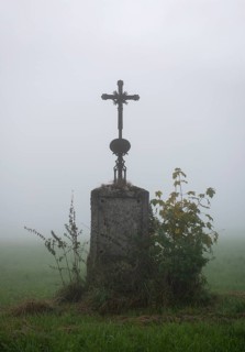 Wayside Cross in the Fog