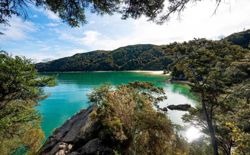 View of Stillwell Bay from the Abel Tasman Coastal Track