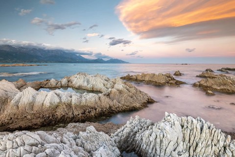Rocky coast on the Kaikoura Peninsula