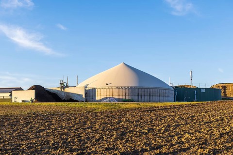 Biogas plant near Backnang