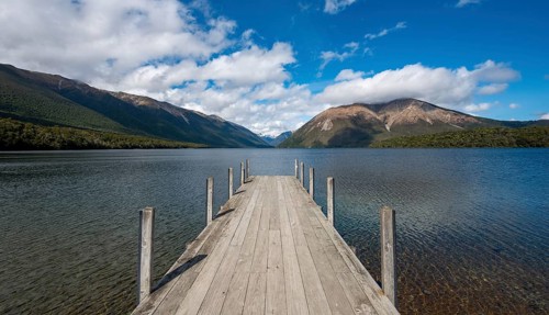 Jetty at Lake Rotoiti