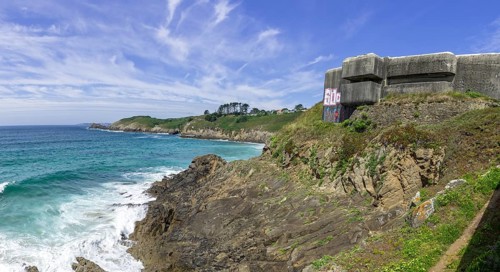 Bunker from the 2nd World War at the Phare du Petit Minou