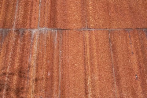Rusty iron sheets