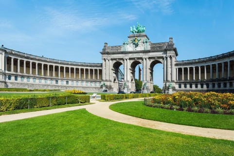 Triple Arch monument in Parc du Cinquantenaire