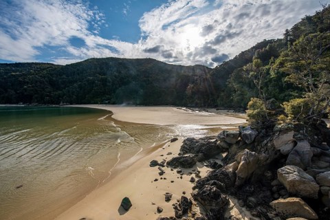 Sandy beach beach of Stillwell Bay