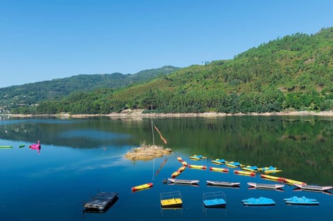Nautical base on Homem river and Vilarinho das Furnas Reservoir